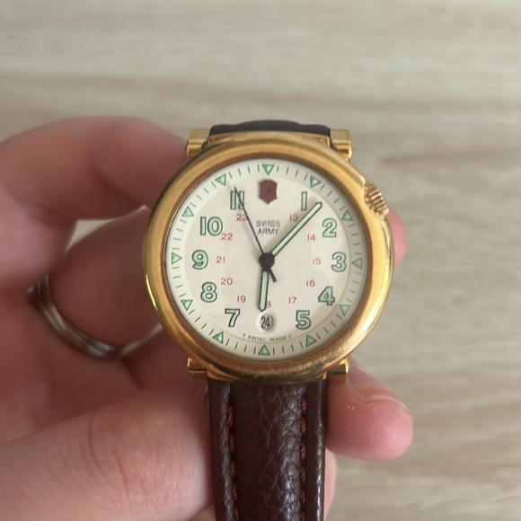 Swiss Army Accessories Vintage Swiss Army Watch With 8 Genuine